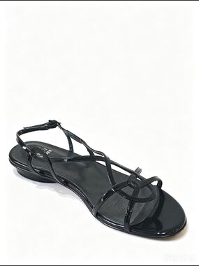 Stuart Weitzman Knot Patent Sandals